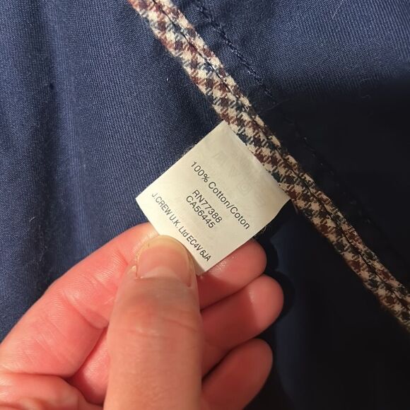 J.Crew THE Relaxed Boyfriend DOWNTOWN FIELD JACKET Navy Blue - Picture 11 of 11